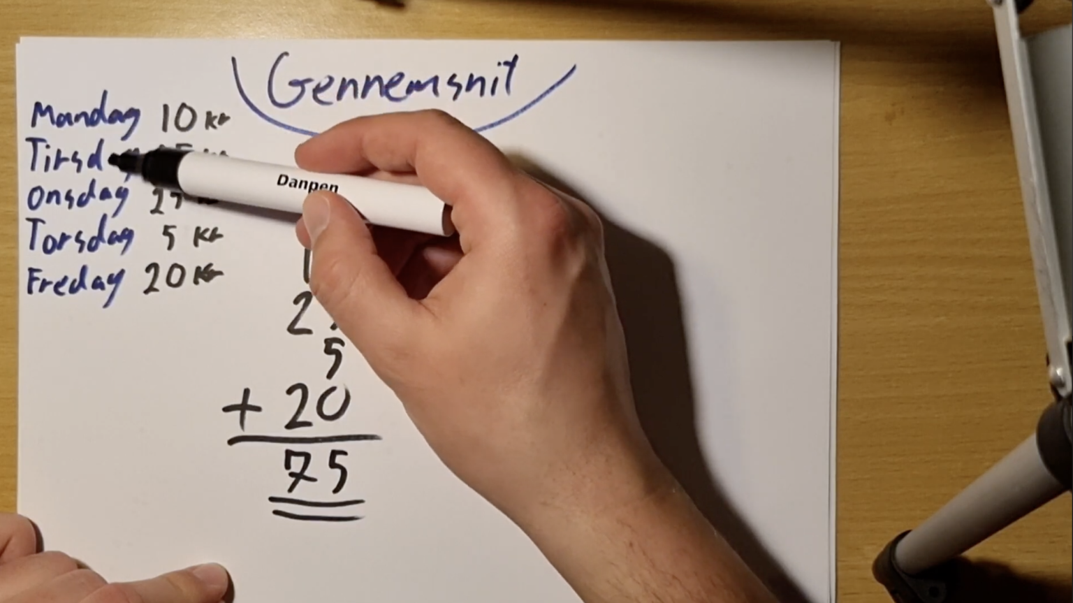 Beregn gennemsnit ⇒ Nem og hurtig beregning af gennemsnittet ️